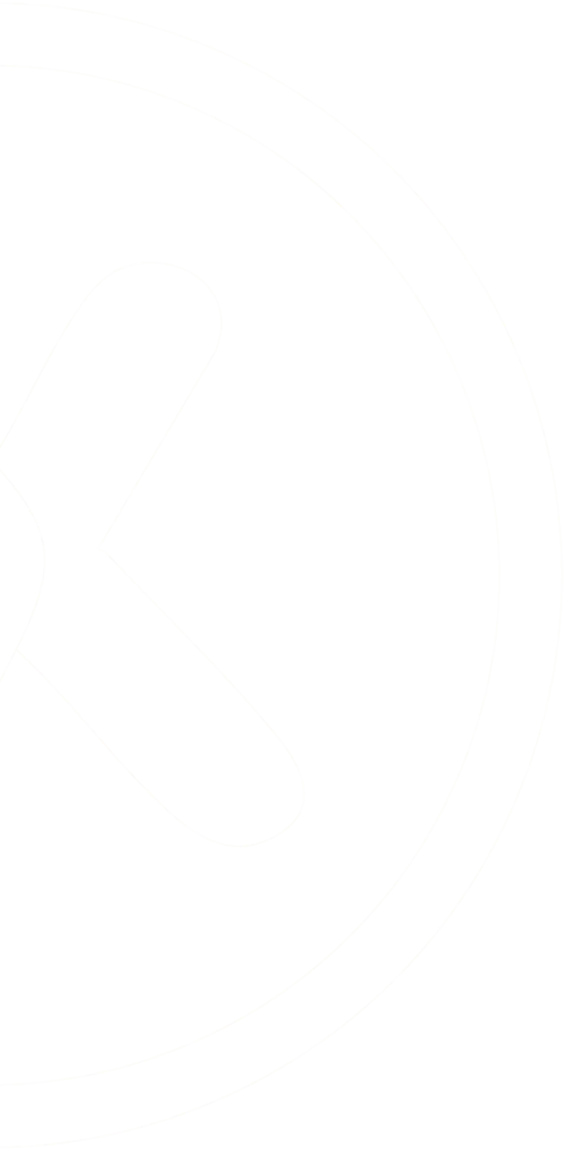 Left decorative logo contour